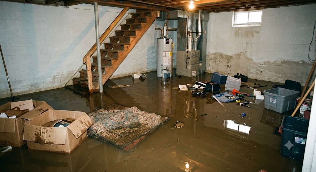 Flooded Home Basement