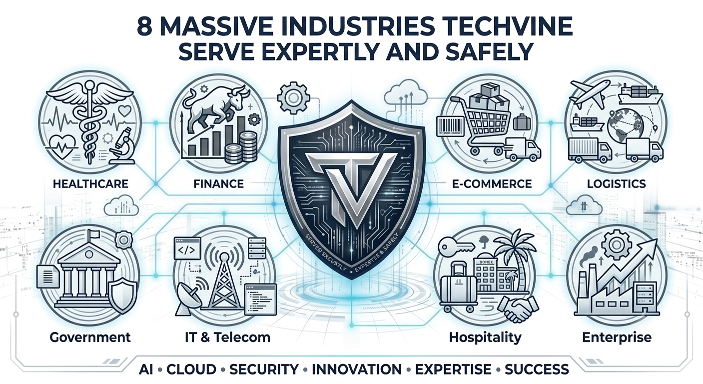 Industries Techvine Serve Expertly