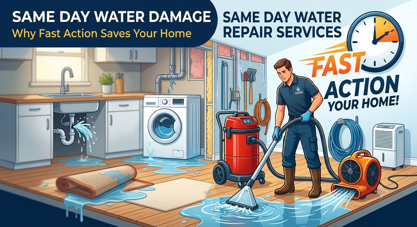 Same Day Water Damage Repair Services