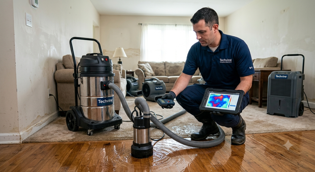 emergency flood cleanup and restoration company