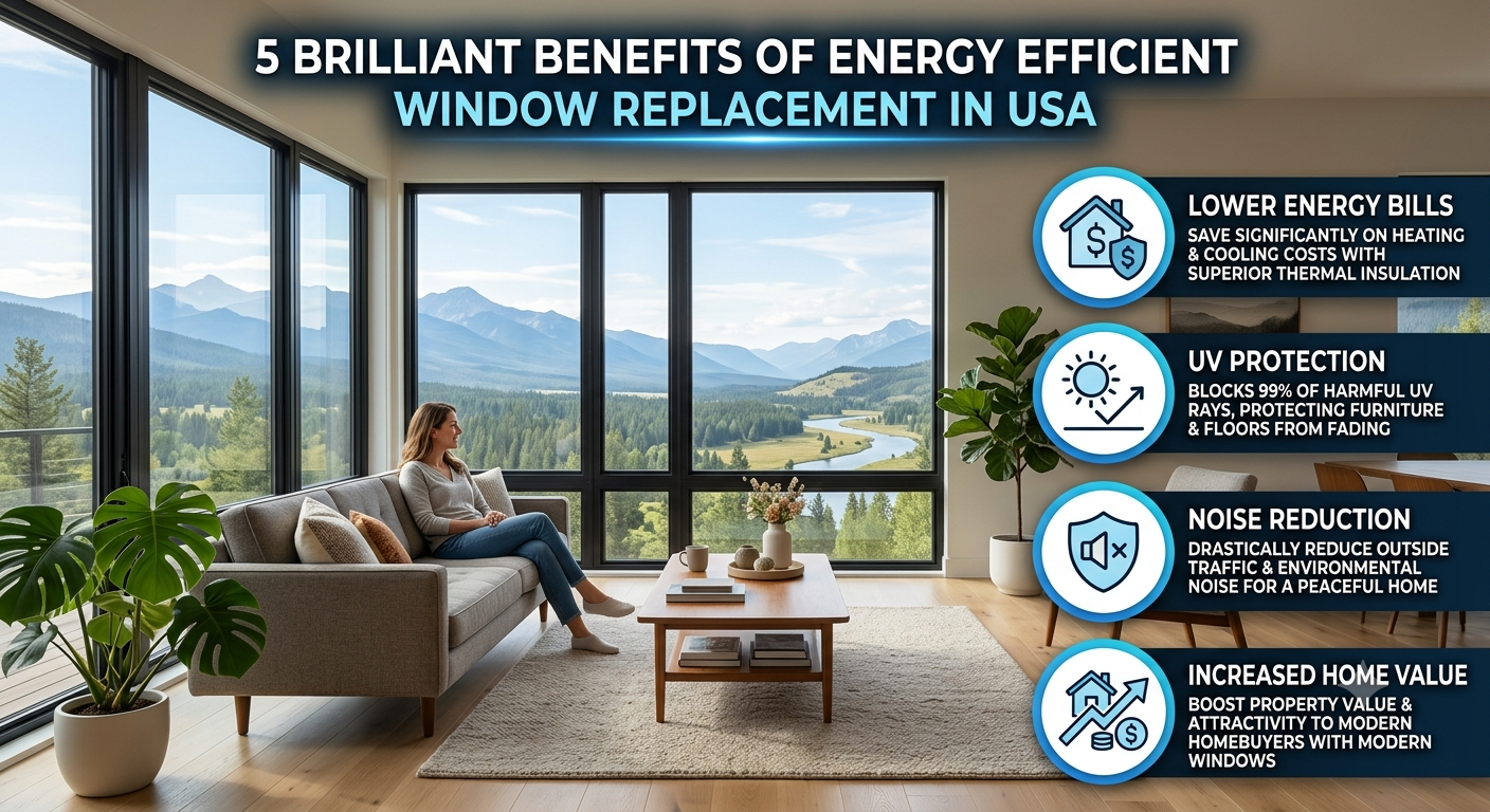 energy efficient window replacement in USA