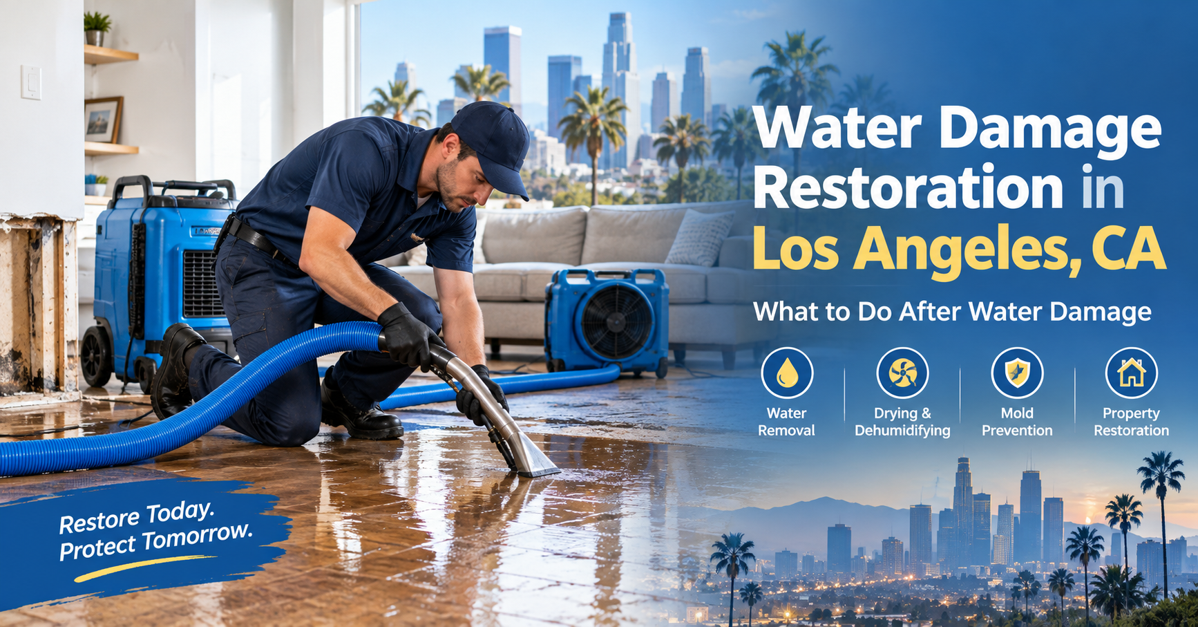 Water Damage Restoration in Los Angeles, CA