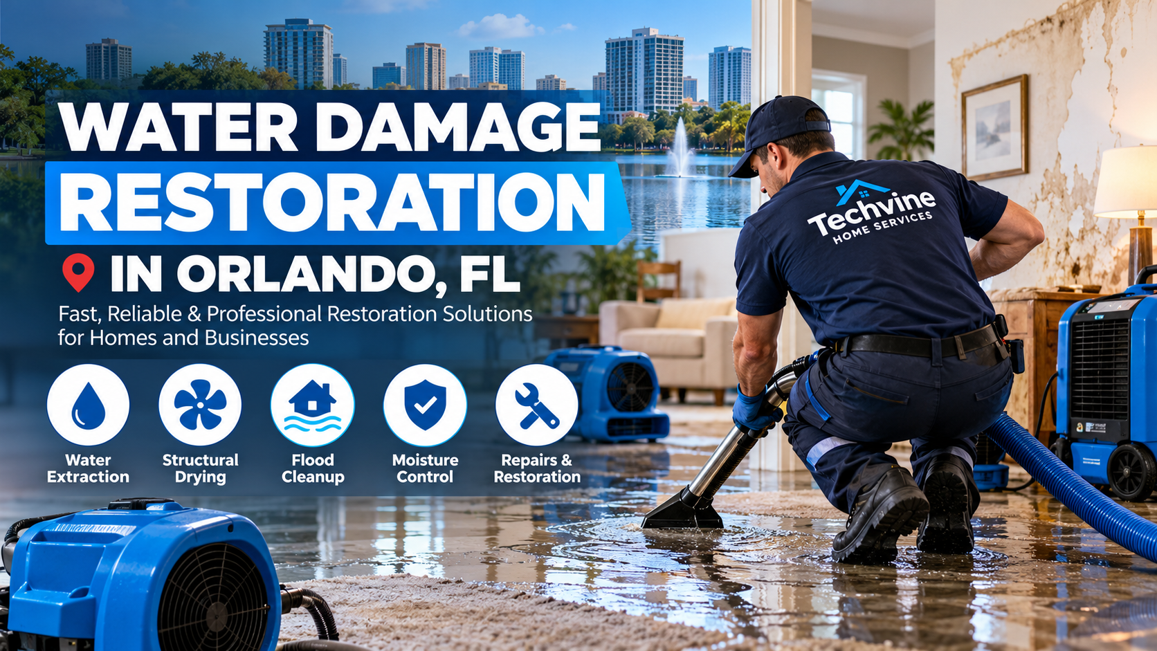 Water Damage Restoration in Orlando